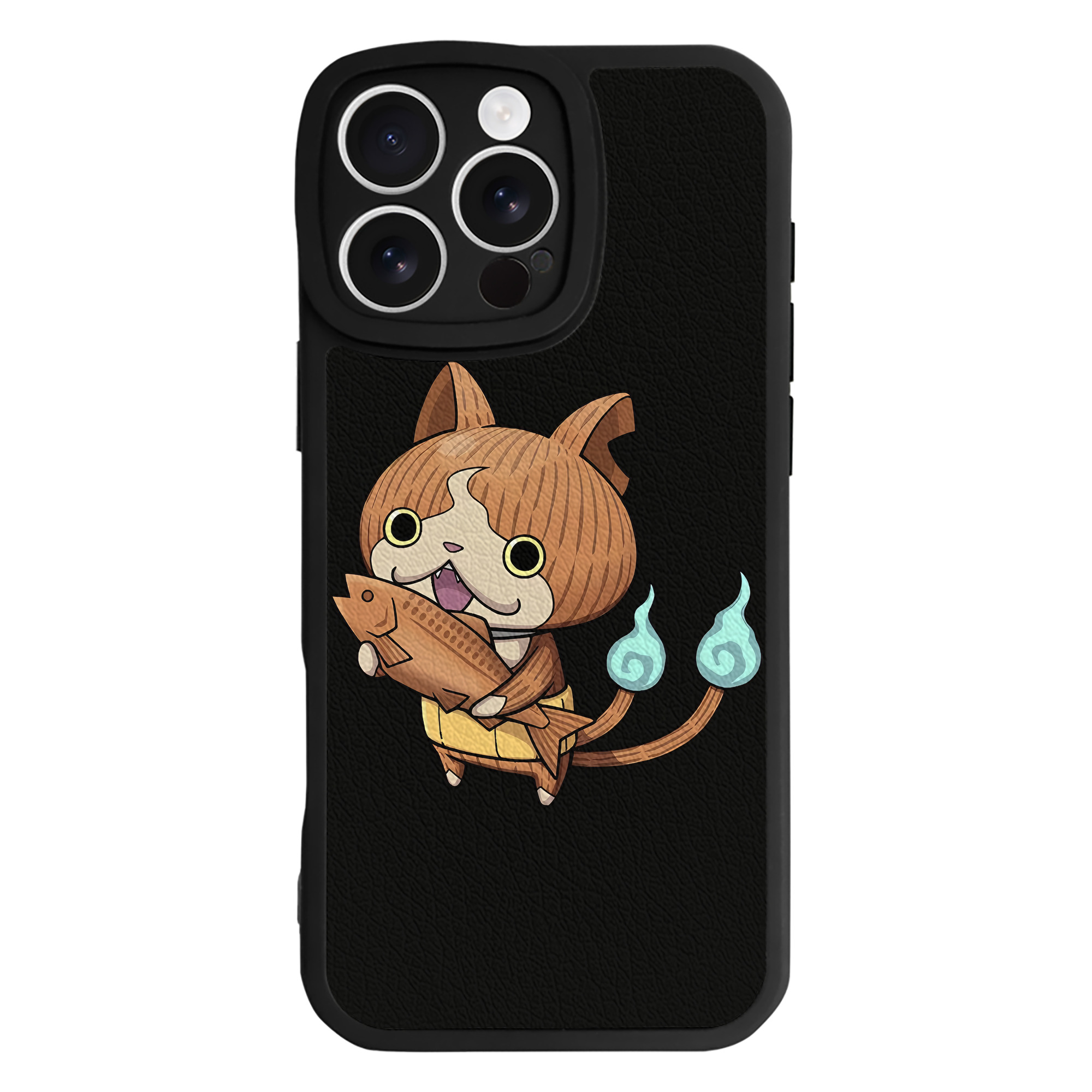 （画像用） 妖怪ウォッチ Yo-kai Watch 【iPhone 16シリーズ対応】シリコンスマホケース（レザー調） 材質：シリコン